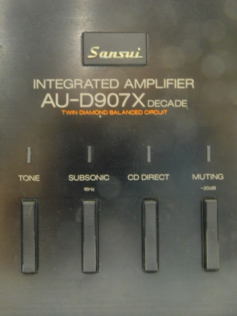 *.5156 SANSUI Sansui landscape pre-main amplifier AU-D907X DECADE sound out has confirmed Inte gray tedo amplifier audio equipment 32405011