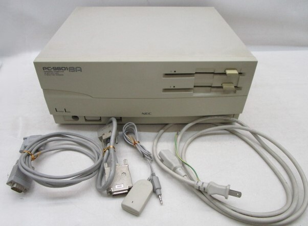 * flat 1488 NEC PC-9801BA PC98 персональный компьютер - настольный retro персональный компьютер Япония электрический др. кабель Junk 12405121