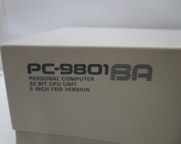 ★平1488 NEC PC-9801BA PC98 パーソナルコンピューター デスクトップ レトロ パソコン 日本電気 他 ケーブル ジャンク 12405121_画像3
