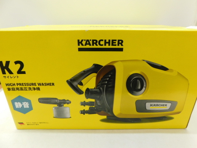 *.5138 не использовался нераспечатанный KARCHER Karcher для бытового использования мойка высокого давления K2 Silent немой DIY садоводство уборка маленький размер compact 52404301T