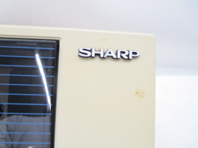 ★平1491 SHARP シャープ MZ-1T02 データレコーダー 外付け PC周辺機器 テープ2本 MZ-2200専用 外部記憶装置 ジャンク 12405121_画像5