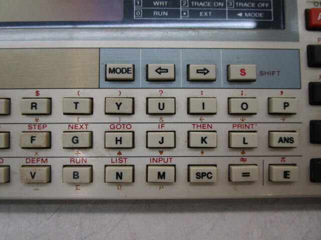 * flat 1498 CASIO Casio персональный компьютер -PB-100 счет машина калькулятор карманный компьютер - карманный компьютер Junk подлинная вещь 12405121
