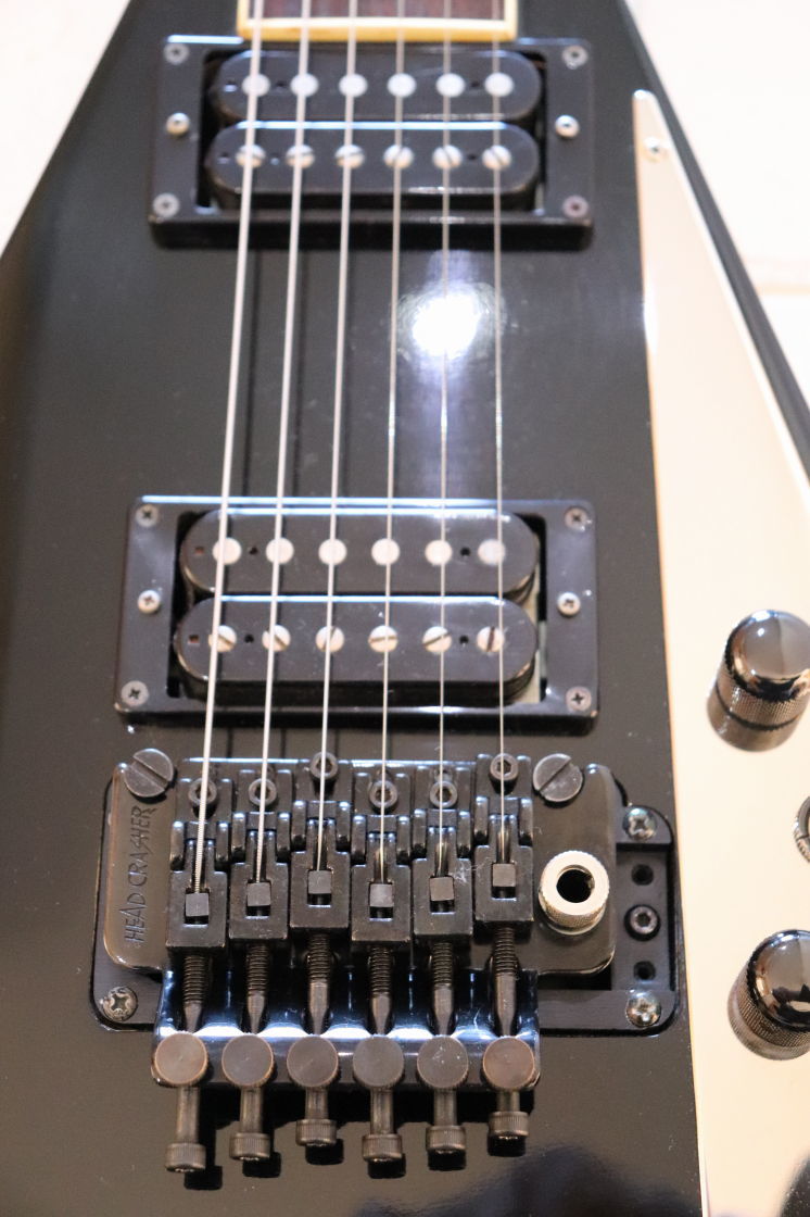 FERNANDES JS-110 フェルナンデス ランディV ランディーローズモデル 日本製 ジャパンビンテージ (検)Jackson ジャクソン_画像8