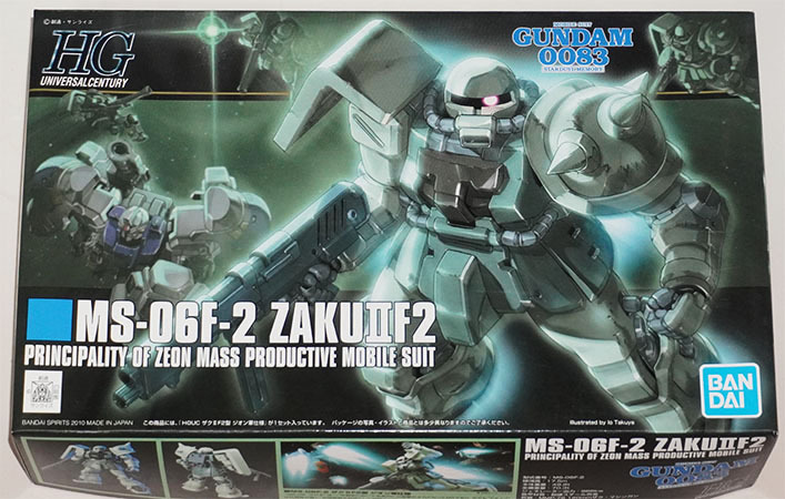 バンダイ HGUC 1/144 MS-06F-2 ザクII F2型 ジオン軍仕様_画像1