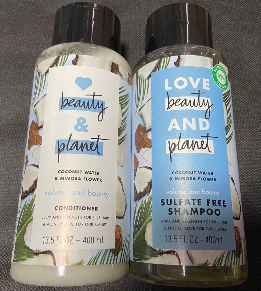 LOVE beauty AND plandt シャンプー&コンディショナー ラブ ビューティー アンド プラネット 400ml