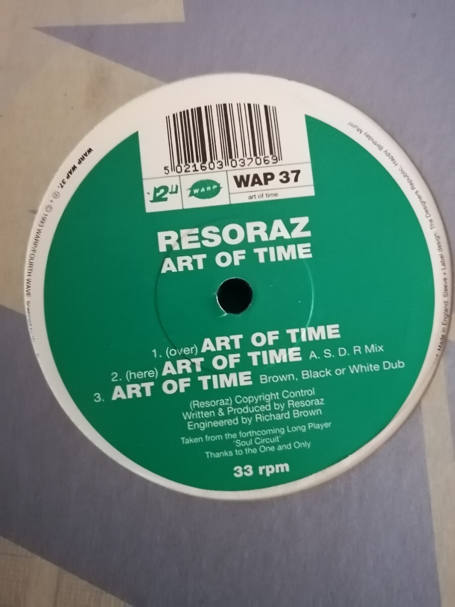 90s テクノ 12 Resoraz Art Of Time WARP Records_画像1