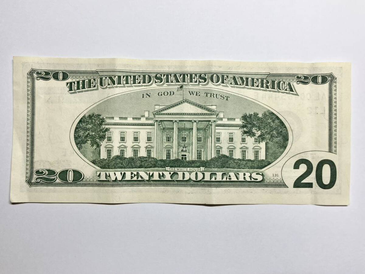 【送料込み】アメリカ 20ドル札 旧紙幣 1996年 1枚の画像2