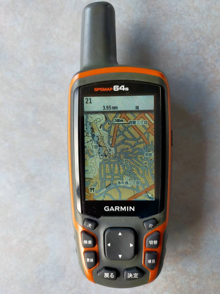 GARMIN GPSMAP 64S 日本語対応　（地図2種類内臓）_画像9