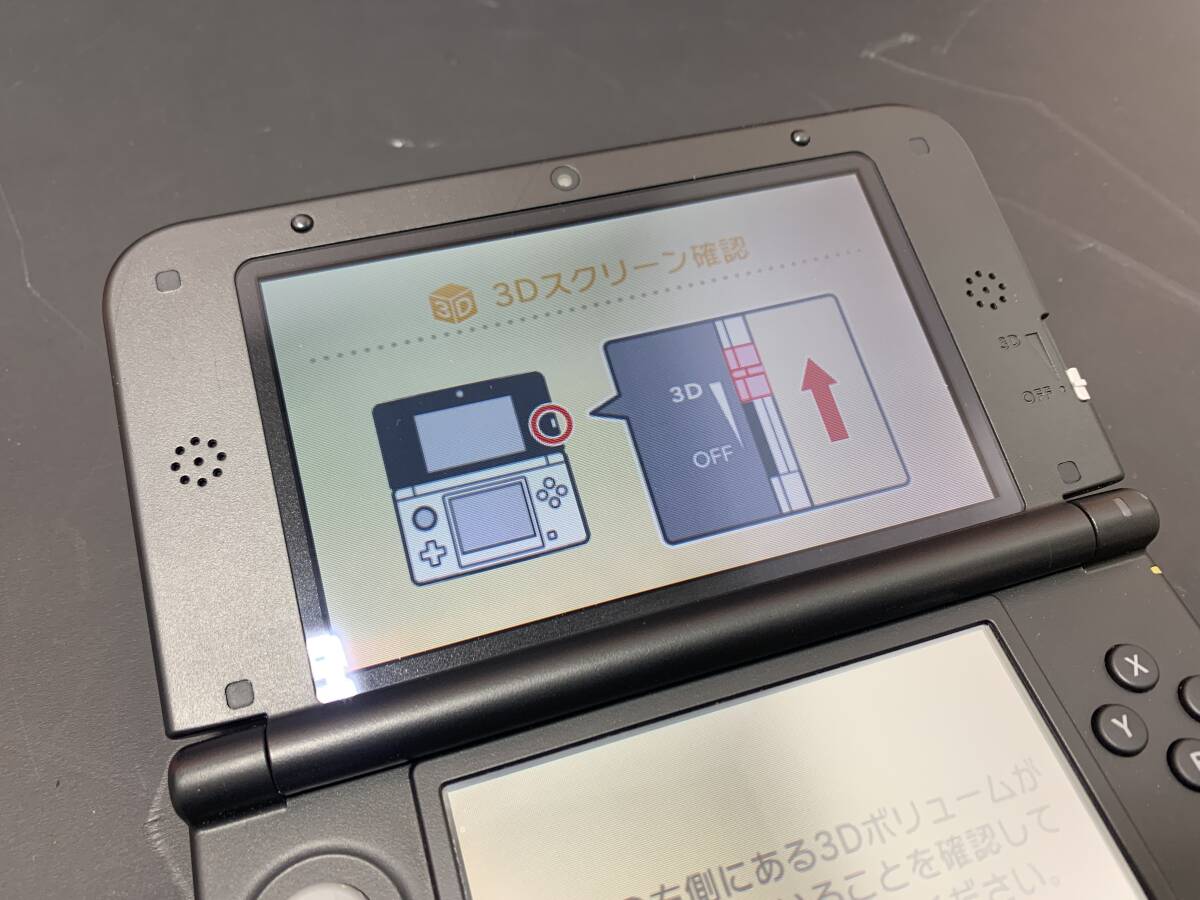 NINTENDO 3ＤＳ ＬＬ SPR-001 ポケットモンスターX ゼルネアス・イベルタル ブルー 4GB/SDカード 本体のみ 初期化済 追加写真有の画像5