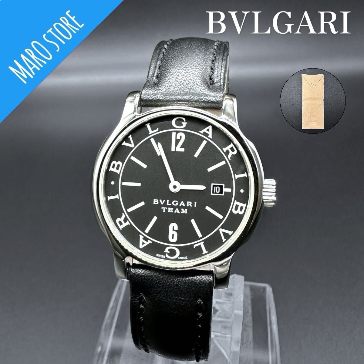 [ очень красивый товар ]BVLGARI Solotempo штат служащих ограничение ST29S наручные часы 