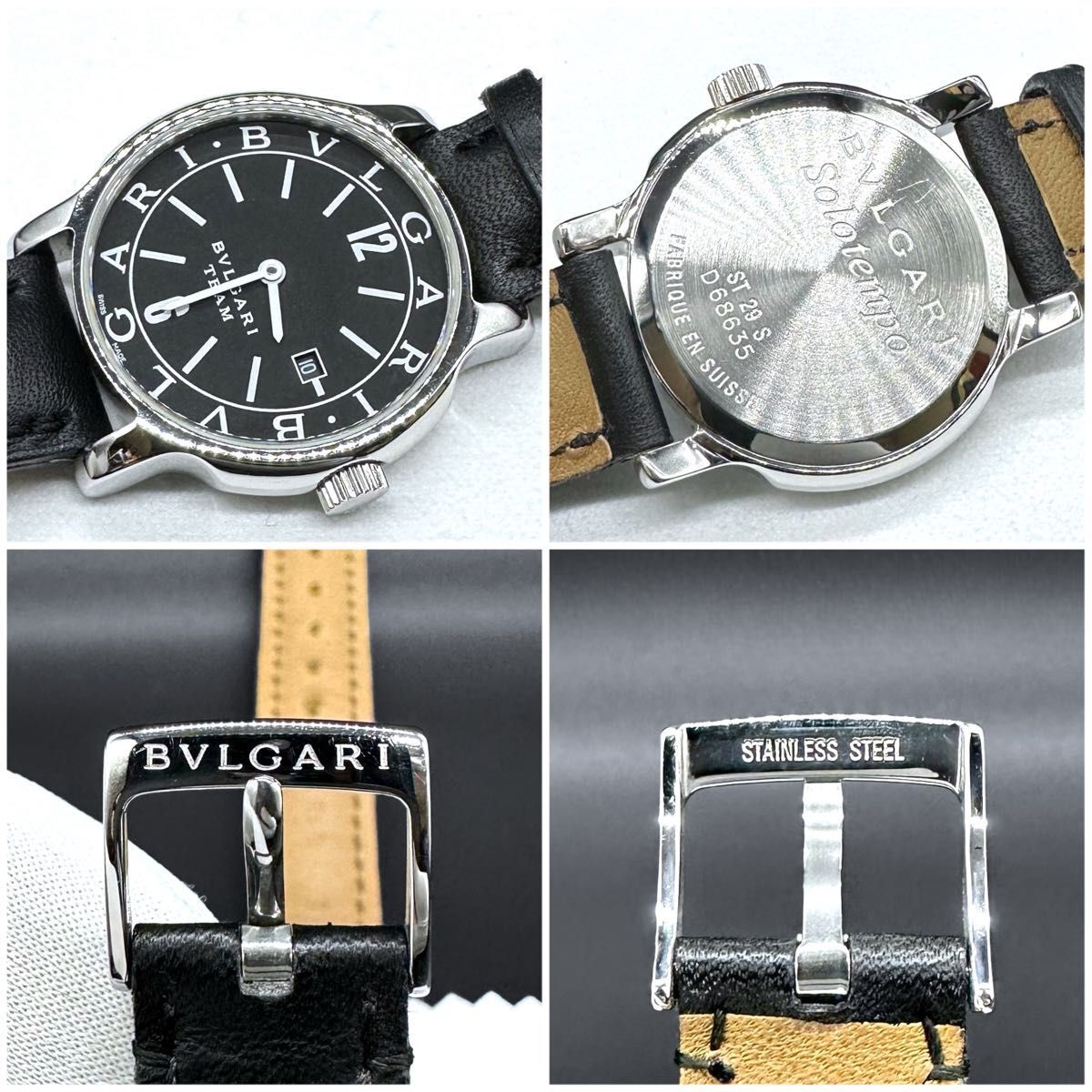 [ очень красивый товар ]BVLGARI Solotempo штат служащих ограничение ST29S наручные часы 