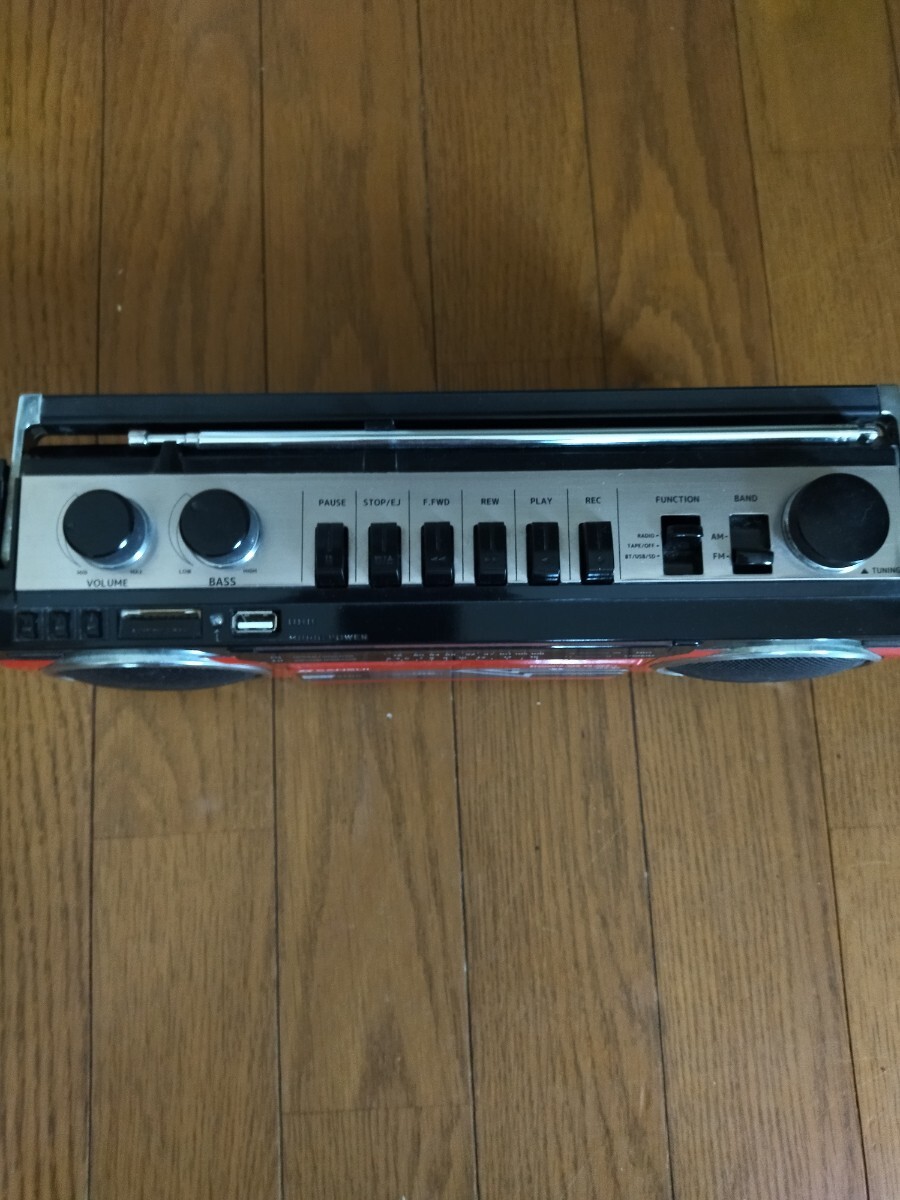 サンスイ SANSUI SCR-B2 Bluetooth機能搭載 ラジカセ_画像3