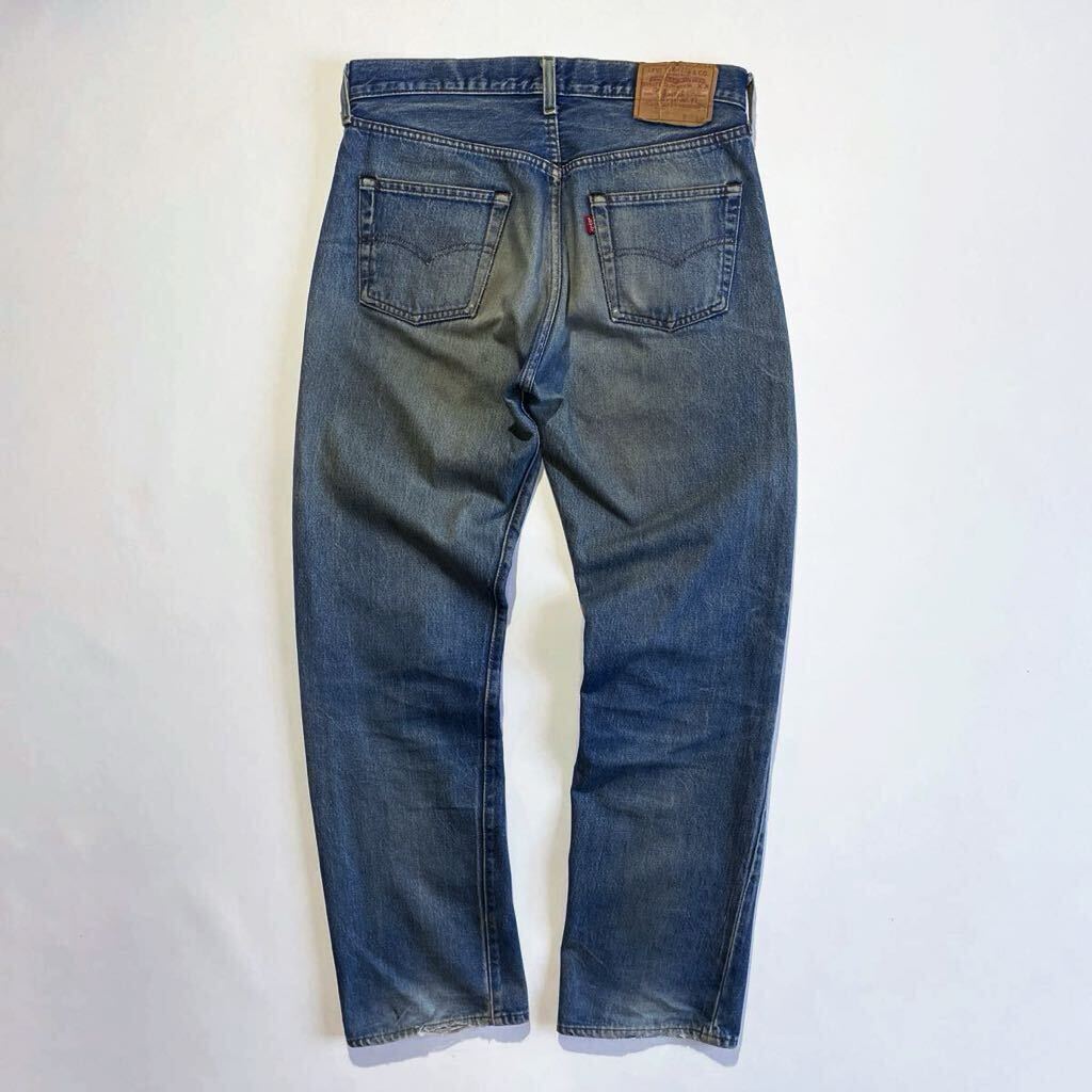 ヒゲ美色♪赤耳 80s USA製 Levis 501 W33L34 オリジナル ビンテージ 524 リーバイス 501 赤耳 Redline ゴールデンサイズ ハチノス 83年製_画像2