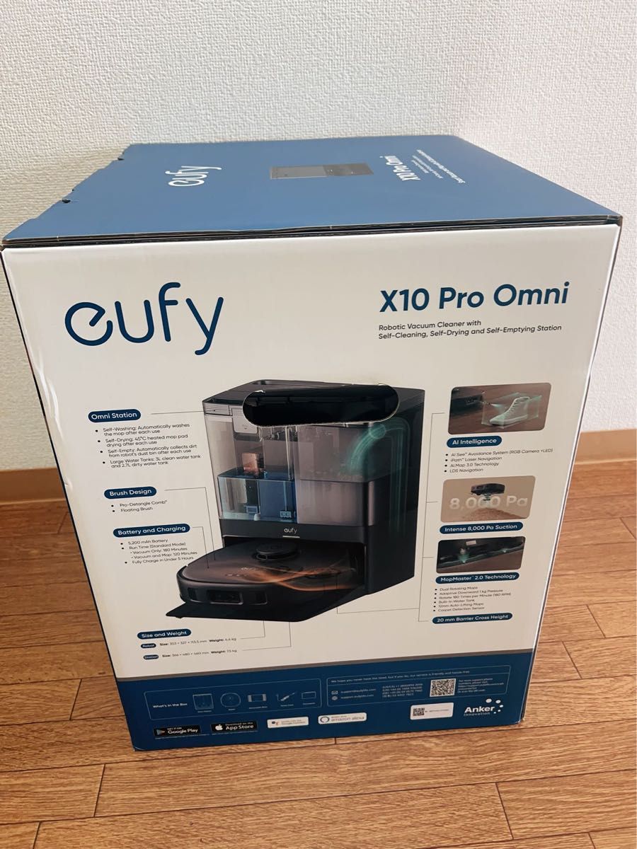 新品未開封Eufy X10 Pro Omni T2351511 [ブラック]