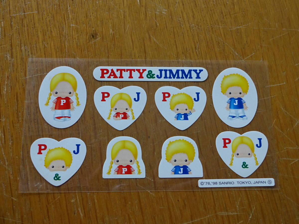 SANRIO★サンリオ★PATTY & JIMMY★パティ＆ジミー★シール★1998年★クリックポスト185円_画像1