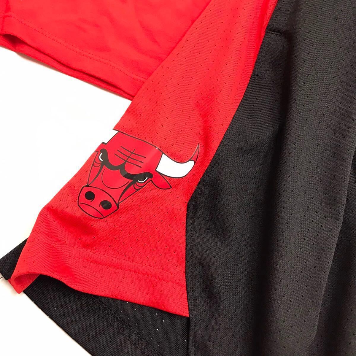 NIKE Nike NBA Chicago bruz футболка & шорты 870497-657 866932-010 красный чёрный M