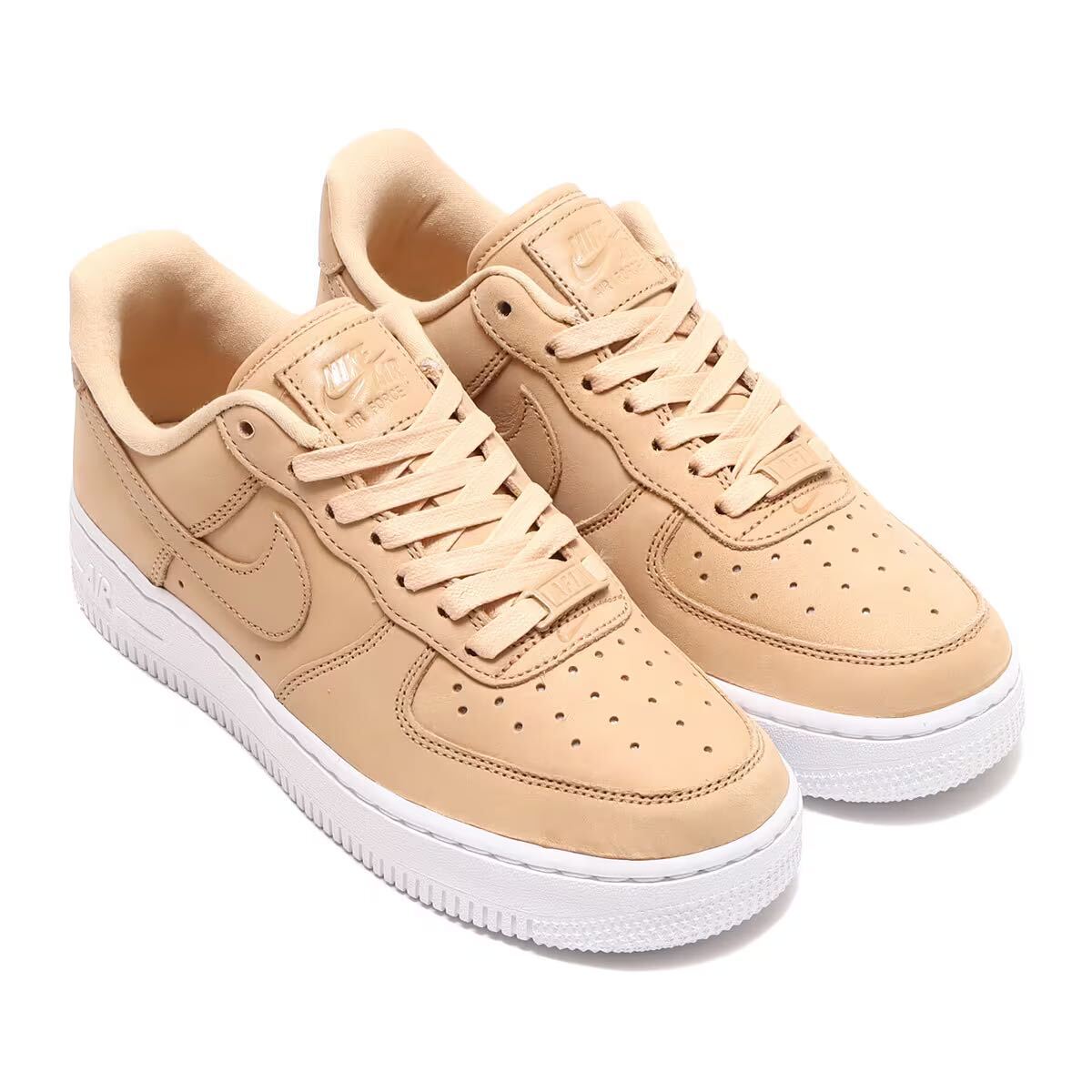 NIKE ナイキ WMNS AIR FORCE 1 PRM 箱あり DR9503-201 ベージュ 27cm_画像1