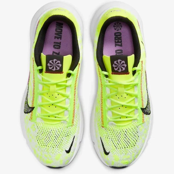 NIKEナイキWMNS スーパーレップ3 フライニット DH3393-700 イエロー 23.5cmの画像3