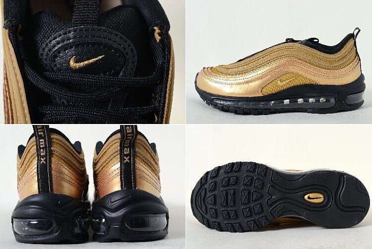 NIKE ナイキ WMNS AIR MAX 97 DX0137-700 ゴールド 29cm_画像3