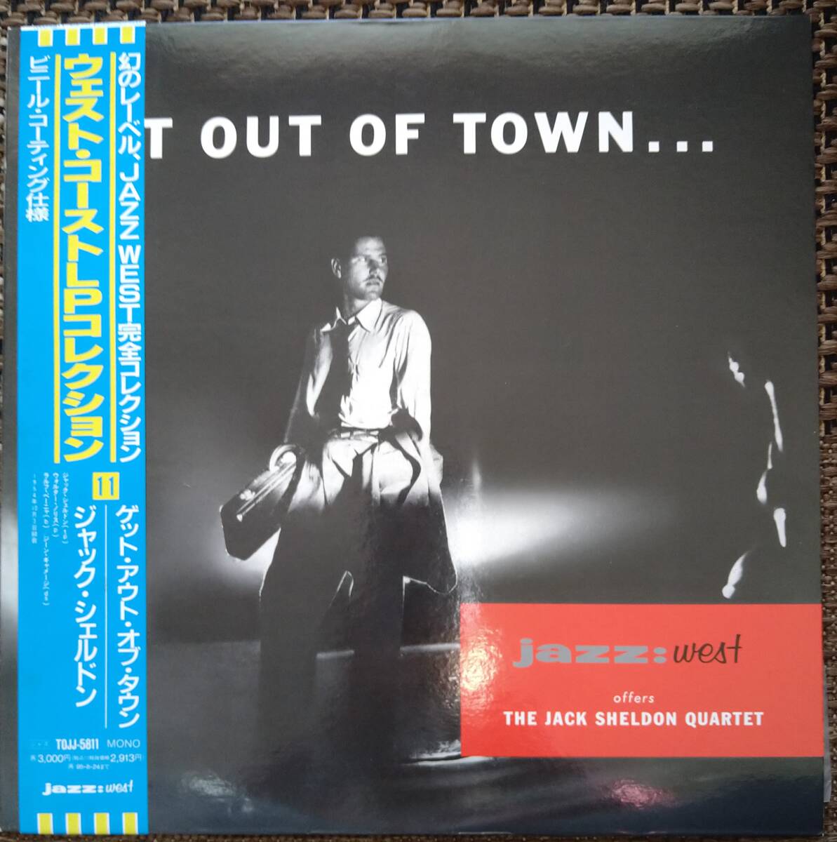 日本盤【Jack Sheldon】Get Out Of Town （JWLP:1/ TOJJ-5811)　超美盤_画像1