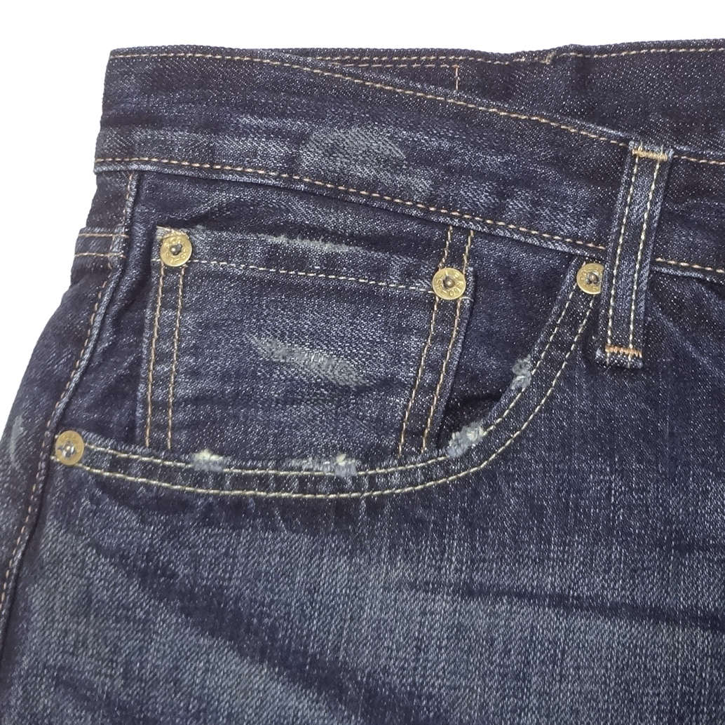 W40インチ リーバイス ジーンズ 501 Levi's ボタンフライ 00501-1485 インディゴ AUTHENTIC VINTAGE_画像5