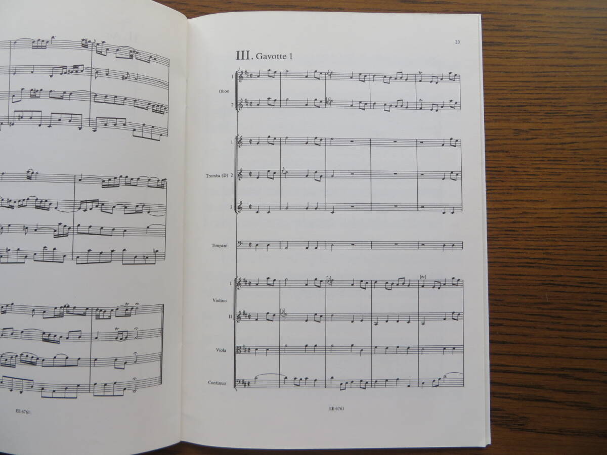 ♪ [オーケストラ 楽譜] OUVERTURE(SUITE)No.3 in D BWV 1068〔序曲/管弦楽組曲第３番ニ長調 BWV 1068〕J.S.BACH/バッハ 作曲 スコア ♪の画像7