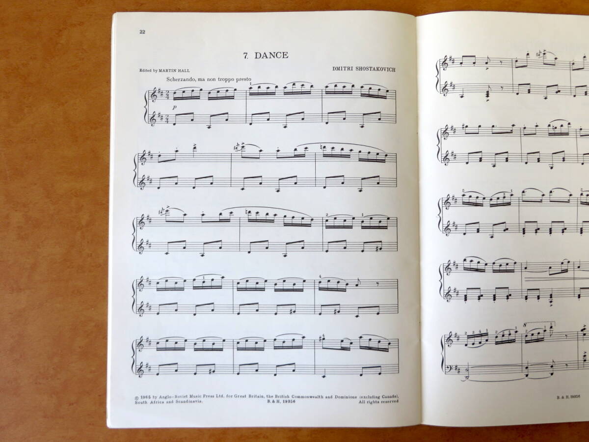 ♪ [ピアノ 楽譜] DANCES OF THE DOLLS 7 Pieces for Piano〔人形の踊り〕D.SHOSTAKOVICH/ショスタコーヴィッチ 作曲 ♪の画像10