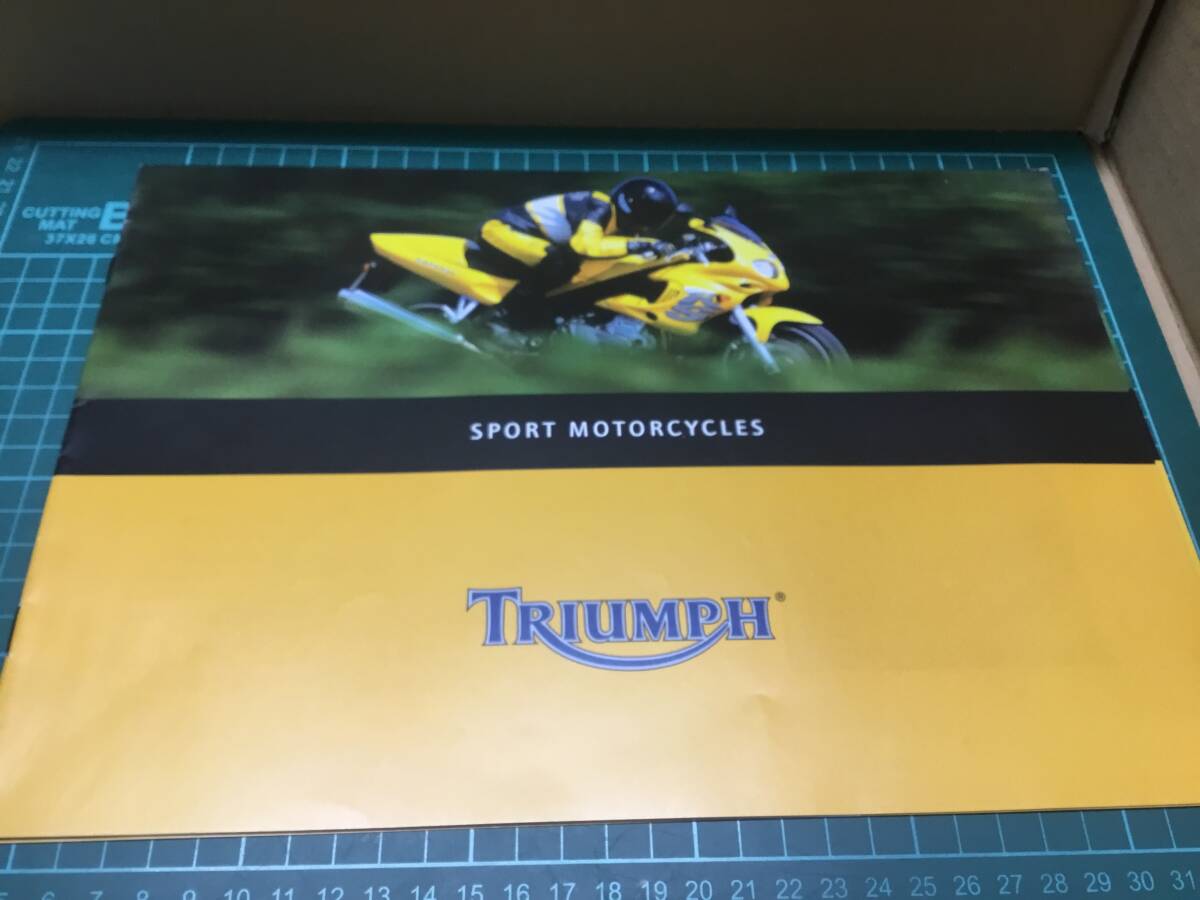 [ bike catalog ]TRIUMPH Triumph SPORTS MOTORCYCLE*TT600*SPEED FOUR 3 part set 