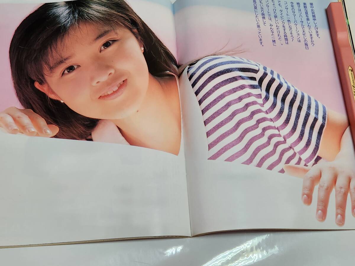 ６５　昭和62年9月号　Momoco　西村知美　菊池桃子　酒井法子　姫乃樹リカ　白田あゆみ　伊藤美紀　秋山絵美　真弓倫子　薬師丸ひろ子_画像4