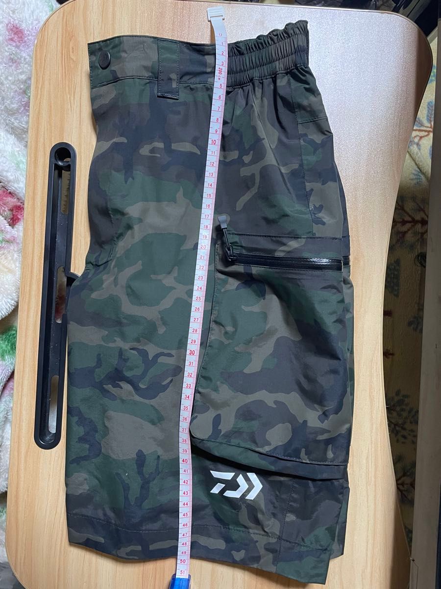 Daiwa レインマックス ショートパンツ 防水 釣り 迷彩柄 Lサイズ ダイワレインマックスショートパンツ ショートパンツ 迷彩柄