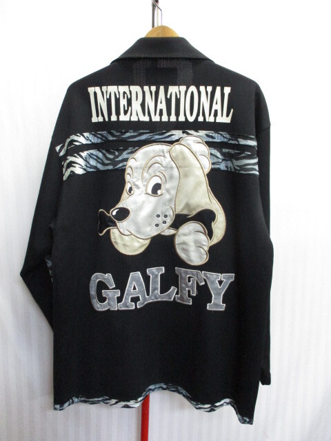 GALFY　ガルフィー 90sヴィンテージ　ジャージトップ　フリーサイズ　メンズL XL　ゼブラ柄ブルゾン　動物柄　トラックジャケット05012_画像1