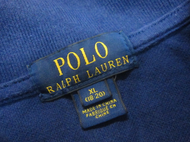 ラルフローレン　ビッグポニー　ポロシャツ　２点セット　ボーイズXL　メンズSM相当　紺青系 半袖シャツ ビッグロゴシャツ 半袖ウエア05110_画像5