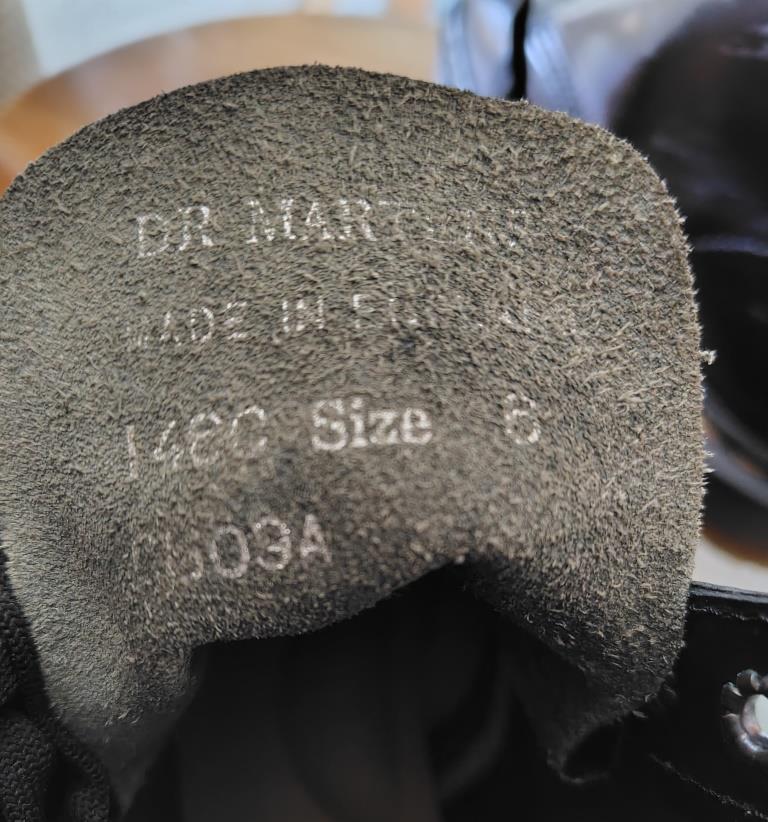 Dr.Martens ドクターマーチン 1460 ブラック England製の画像7