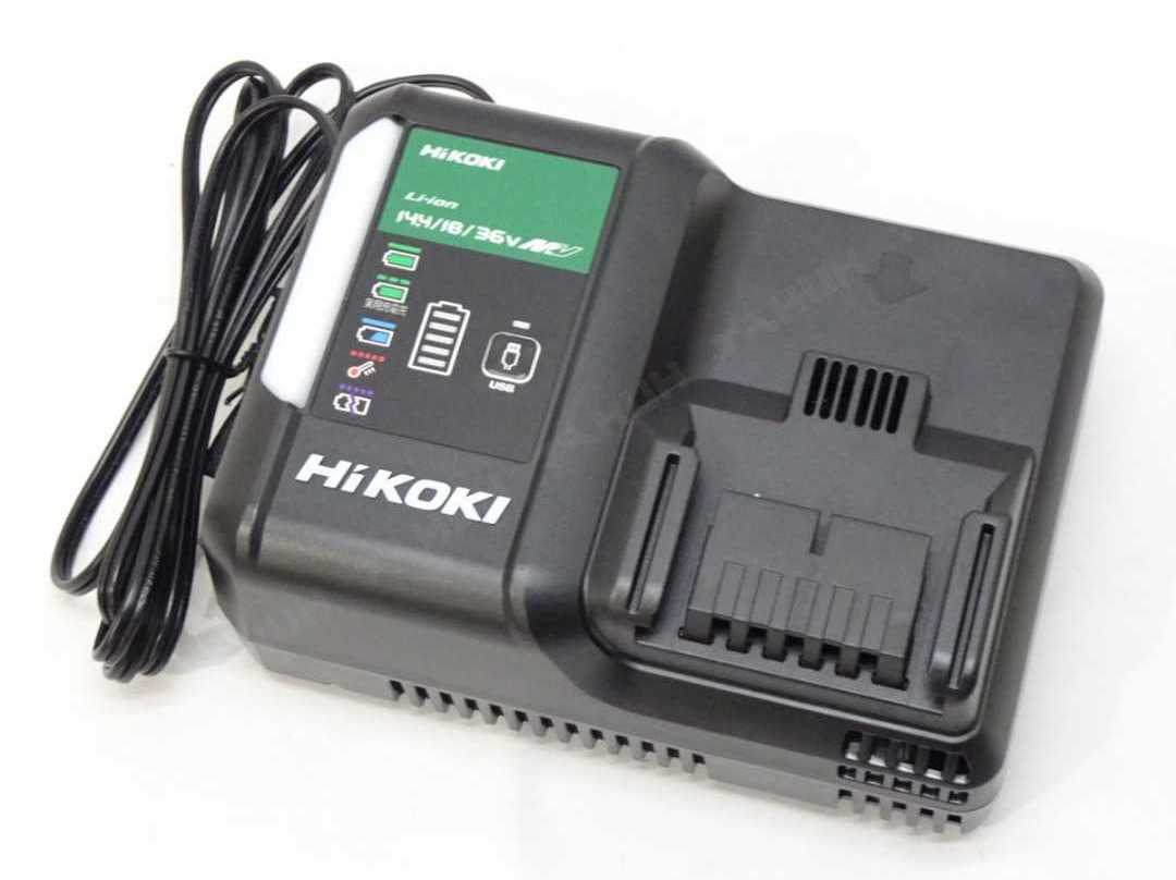 ●送料込み HiKOKI　ハイコーキ 最新型 日立 急速充電器　UC18YDL2 14.4/18V/36V USB 対応　低騒音　大型LED　　UC18YDL後継機種　純正_画像1