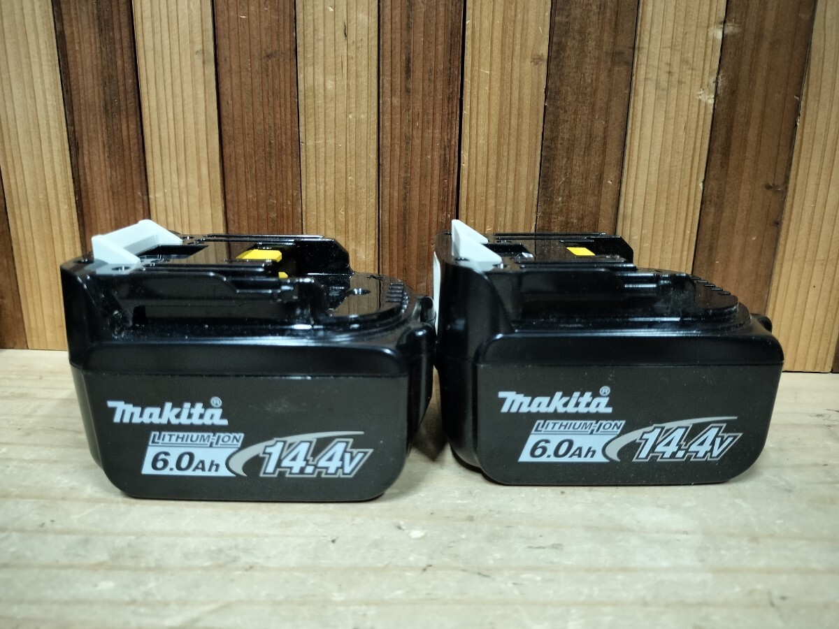 makita マキタ BL1460B リチウムイオンバッテリー 雪マーク急速充電対応モデル 純正品 2個セットの画像1