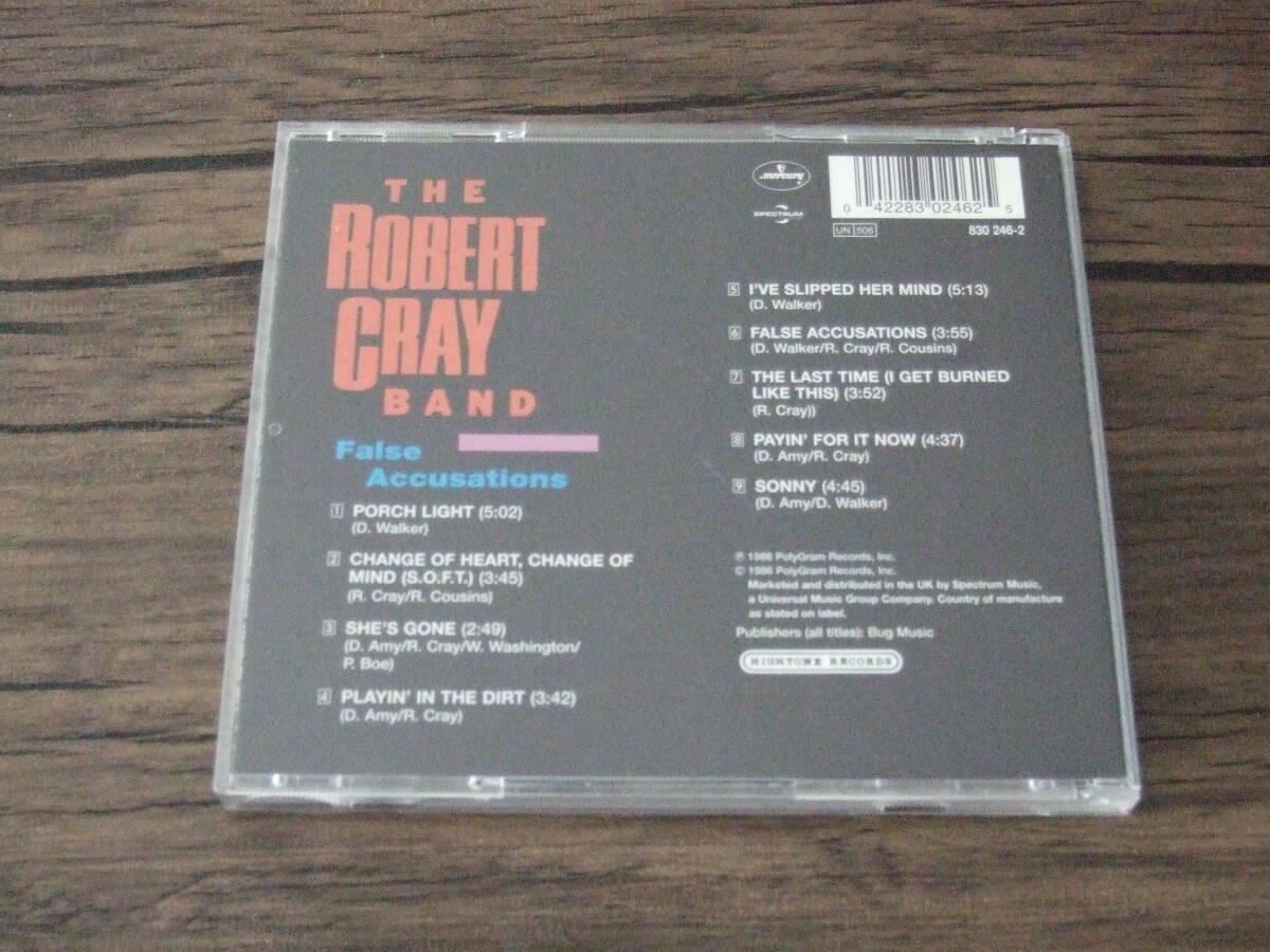 THE ROBERT CRAY BAND / FALSE ACCUSATIONS ( ロバート・クレイ ) 　_画像2