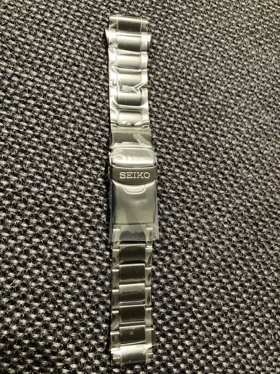 [ unused ]Seiko original 5M62-0BL0 for stainless steel band 20mm Seiko wristwatch belt black black 