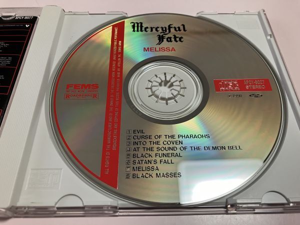 帯付 旧規格 CD マーシフル・フェイト Mercyful Fate メリーサ Melissa キング・ダイアモンド King Diamond 初期 国内盤_画像5