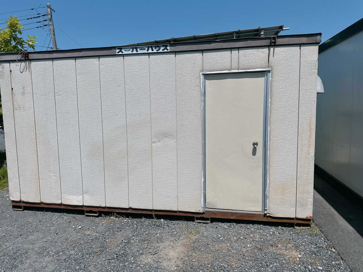  used super house container house prefab small shop storage room temporary house office work place warehouse Ibaraki prefecture . land Omiya city base 0504.1