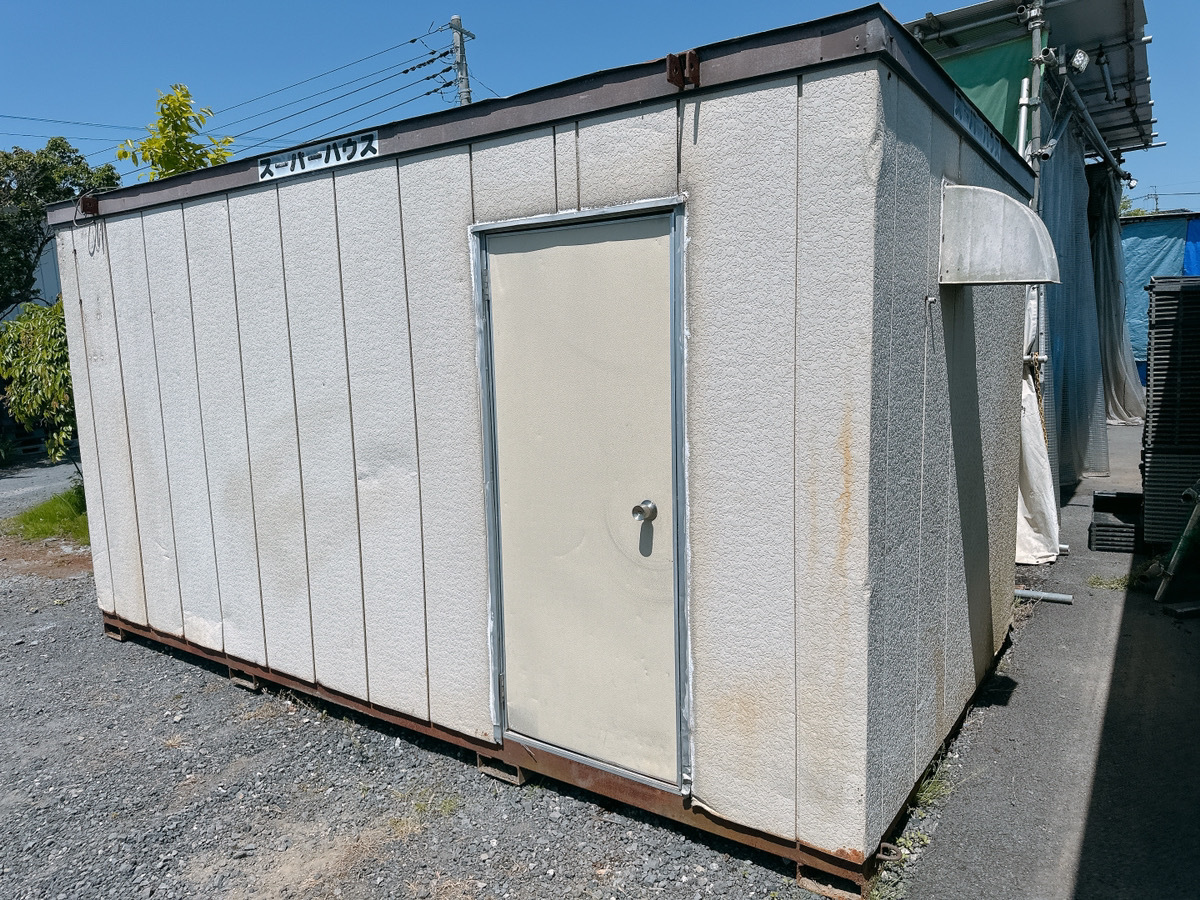  used super house container house prefab small shop storage room temporary house office work place warehouse Ibaraki prefecture . land Omiya city base 0504.1