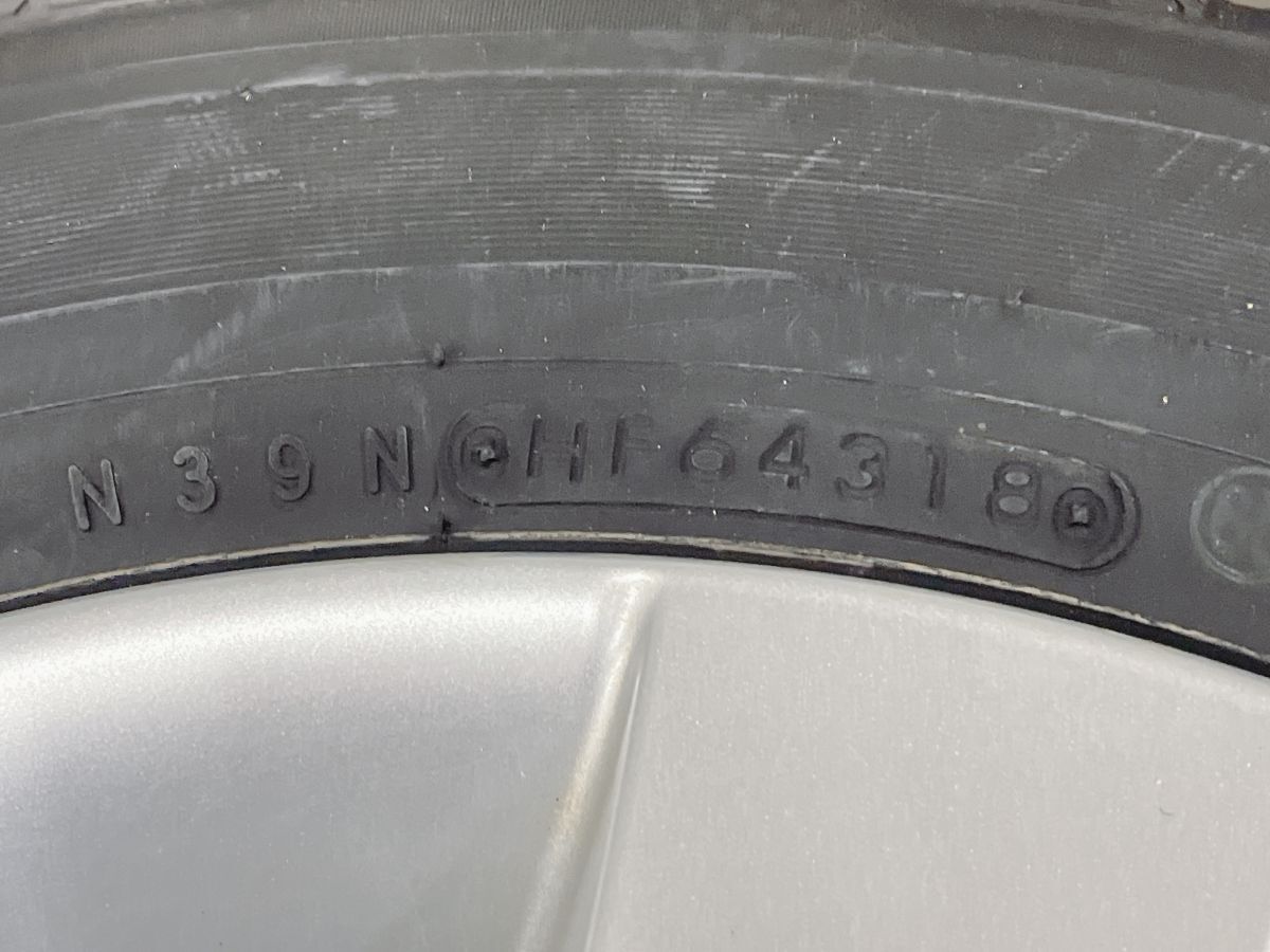 中古 マツダ プレマシー 純正ホイール 冬タイヤ 4本セット 15×6J ハブ径66mm PCD114.3 5穴 OFF+52.5 引取歓迎 茨城県 0514あら1 I12 4個口_画像3