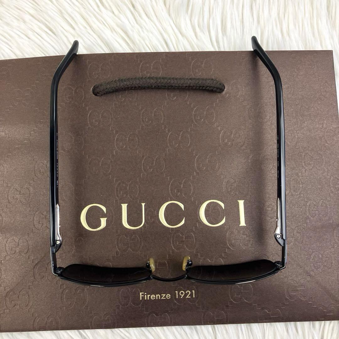 グッチ GUCCI 眼鏡 メガネ イタリア製 ブラック 黒 ロゴ オシャレ ファッション 装飾 アクセサリー メンズ レディース_画像2