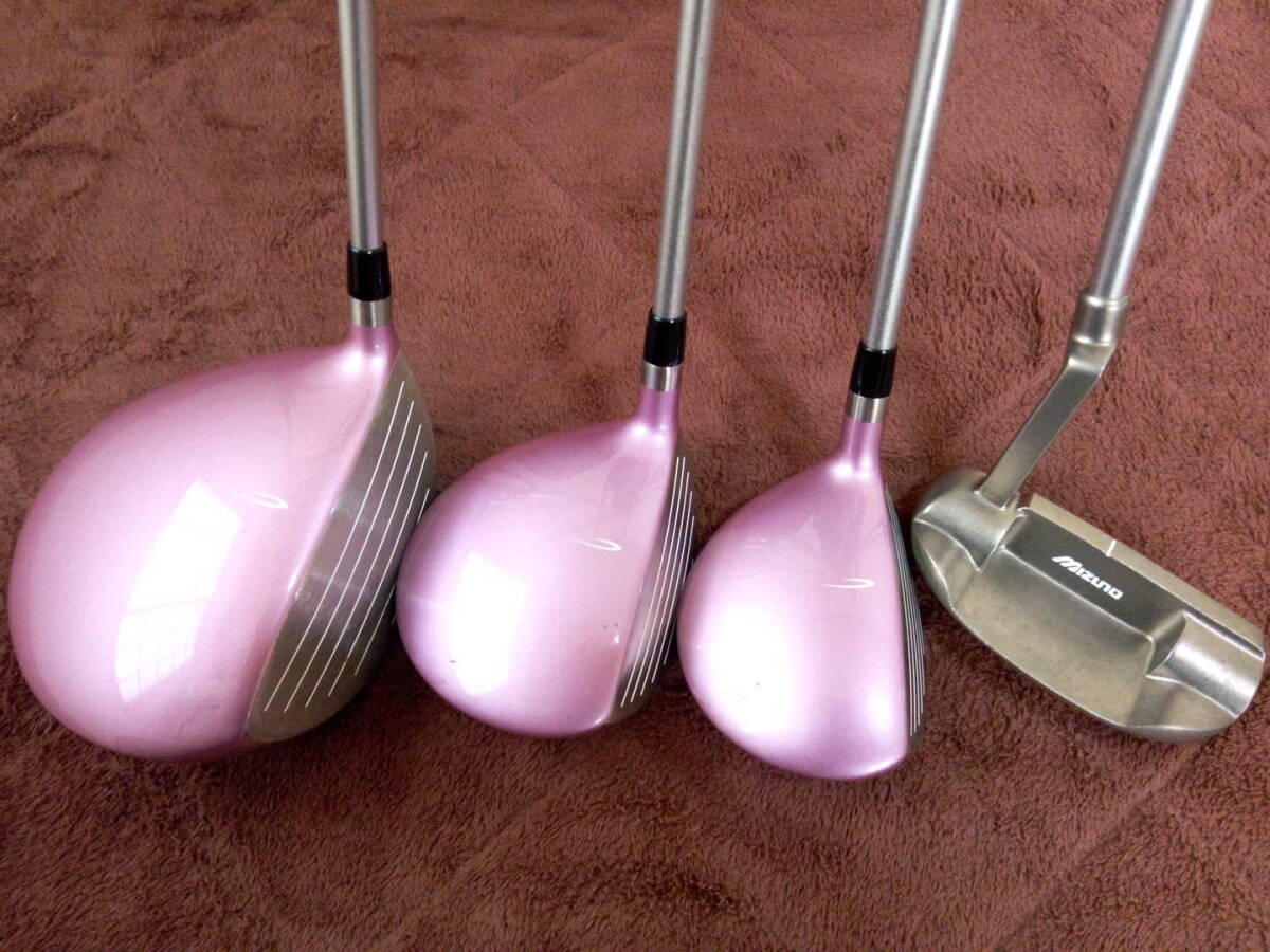 初心者向け　ミズノエフィル　Mizuno　efil　ゴルフセット　MEGAGOLF桜モデルキャディバッグ付き_画像9