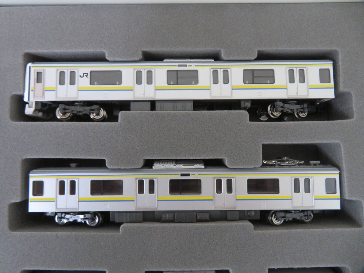 42192B [ほぼ新品] TOMIX JR 209 2100系通勤電車 (房総色・4両編成) セット 98629 トミックスの画像2