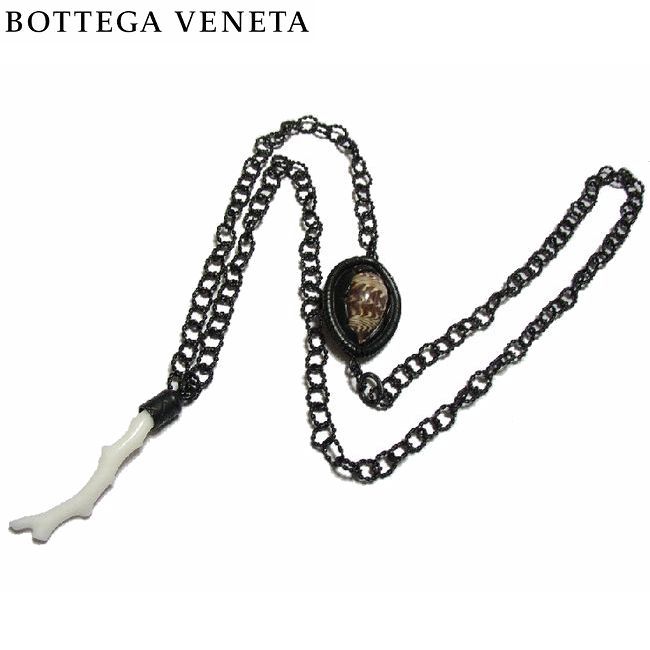 【18万新品！】BOTTEGA VENETA ボッテガ ヴェネタ ◇ 希少な白珊瑚 ◇ コーラル シェル シルバーネックレス 本物 SALE_画像1