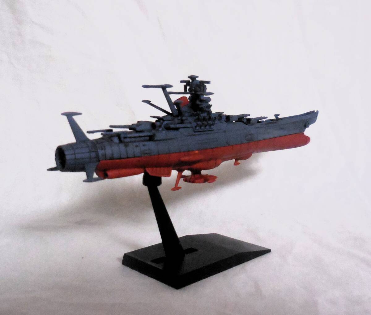 * mechanism collection Earth Federation and romeda& Uchu Senkan Yamato painting final product + wave moving experiment . Milky Way final product set *2202 Bandai plastic model 
