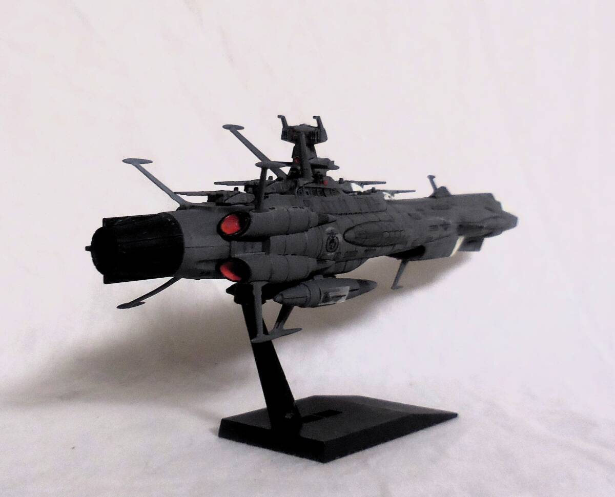 * mechanism collection Earth Federation and romeda& Uchu Senkan Yamato painting final product + wave moving experiment . Milky Way final product set *2202 Bandai plastic model 