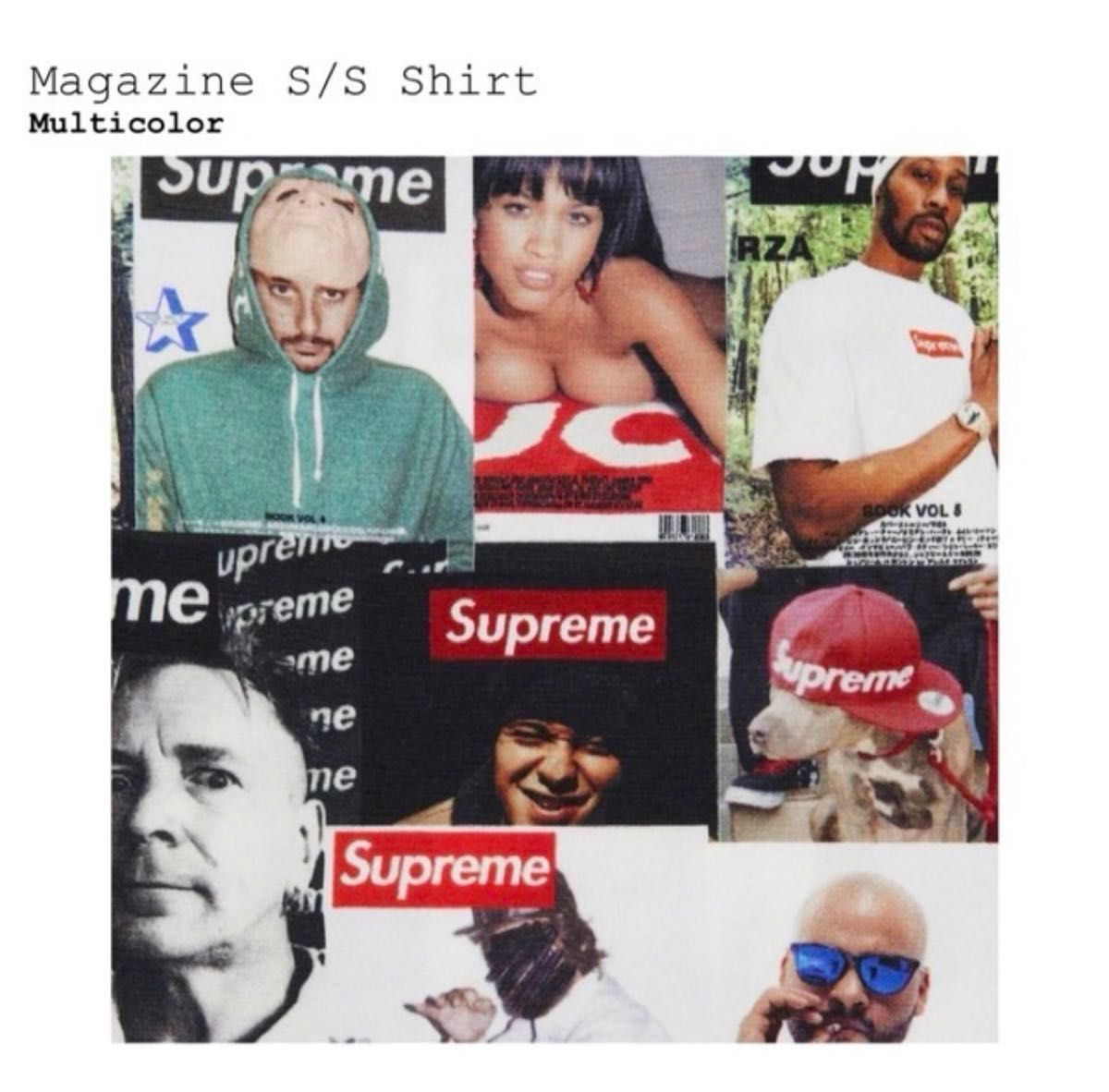 Supreme Magazine S/S Shirt "Multi" Lシュプリーム マガジン エスエス シャツ "マルチ" L