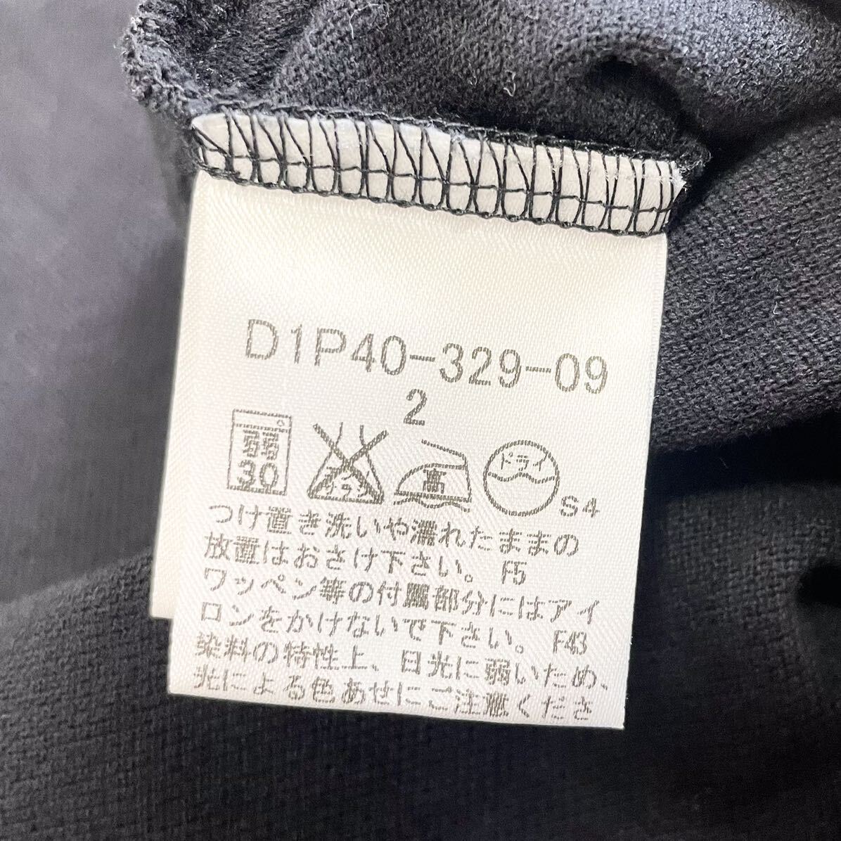 1 иен ~[ прекрасный товар ]BURBERRY BLACK LABEL Burberry Black Label рубашка-поло с коротким рукавом эмблема нашивка олень. . черный M три . association 