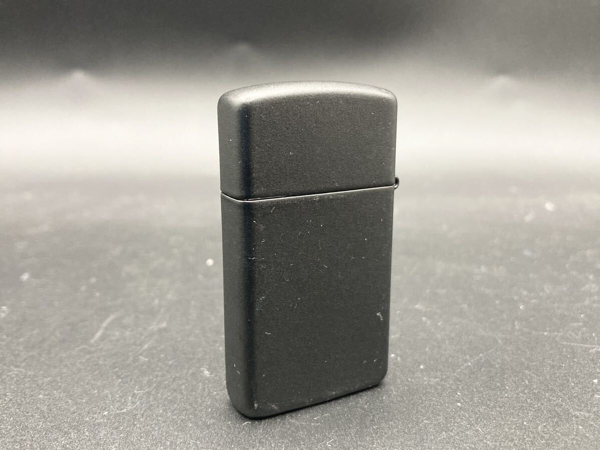 ジッポ Zippo ZIPPO zippo オイルライター ライター 無地 ブラック　黒　スリム　喫煙具 2005 喫煙_画像2